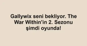 Gallywix seni bekliyor. The War Within'in 2. Sezonu şimdi oyunda!